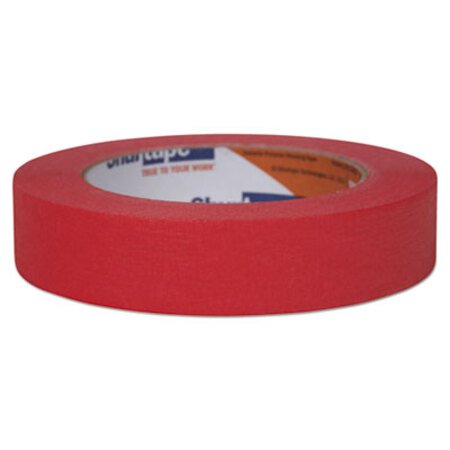 Duck® Color Masking Tape, 3" Core, 0.94" x 60 yds, Red