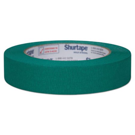Duck® Color Masking Tape, 3" Core, 0.94" x 60 yds, Green