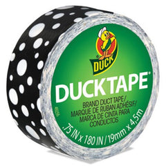 Duck® Ducklings, 1" Core, 0.75" x 15 ft, Multicolor MOD Dots