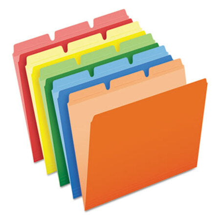 Pendaflex® Ready-Tab Reinforced File Folders, 1/3-Cut Tabs, Letter Size, Assorted, 50/Pack