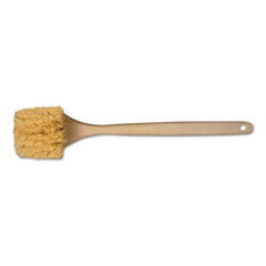 Boardwalk® Utility Brush, Tampico Fill, 20" Long, Tan Handle