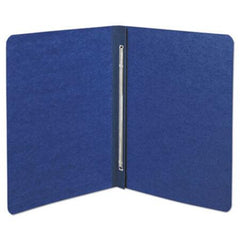 Acco Presstex Report Cover, Side Bound, Prong Clip, Letter, 3" Cap, Dark Blue