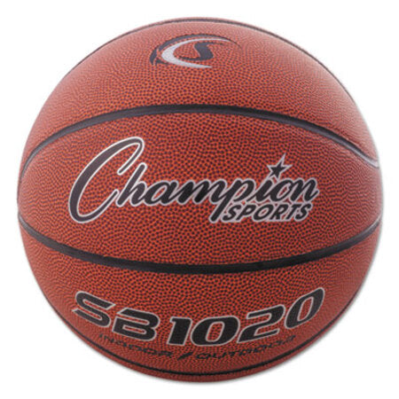 Champion Sports Composite Basketball, Official Size, 30", Brown