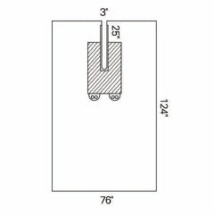 O&M Halyard Inc EENT Drape EENT Split Drape 76 W X 124 L Inch Sterile