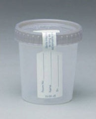 Medegen Medical Products LLC Specimen Container Gent-L-Kare™ Polypropylene 120 mL (4 oz.) Screw Cap Sterile Inside Only
