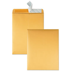 Quality Park™ Redi-Strip Catalog Envelope, #13 1/2, Cheese Blade Flap, Redi-Strip Closure, 10 x 13, Brown Kraft, 100/Box