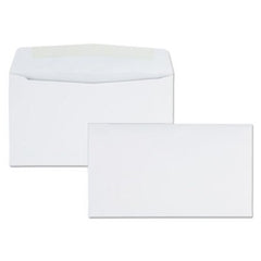 Quality Park™ Business Envelope, #6 3/4, Commercial Flap, Gummed Closure, 3.63 x 6.5, White, 500/Box