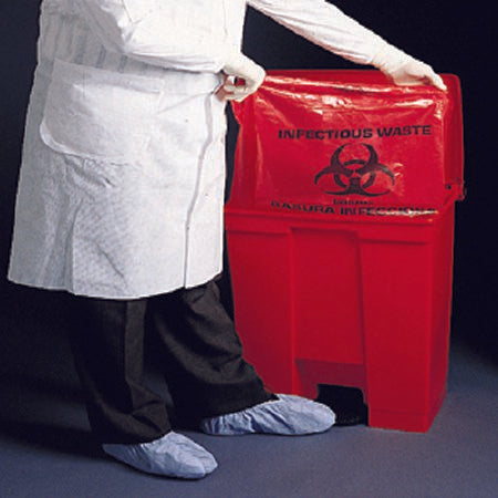 Infectious Waste Bag McKesson 40 - 45 gal. Red Bag LLDPE 40 X 46 Inch - M-315631-1868 - Case of 100