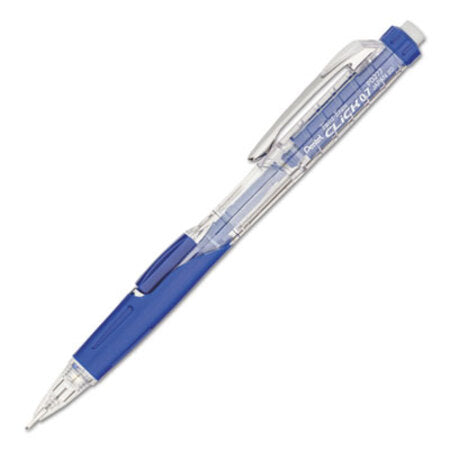 Pentel® Twist-Erase CLICK Mechanical Pencil, 0.7 mm, HB (#2.5), Black Lead, Blue Barrel