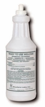 Wexford Labs Wex-Cide Surface Disinfectant Cleaner Quaternary Based Liquid 1 Quart Bottle Citrus Scent NonSterile - M-316478-3817 - Case of 12