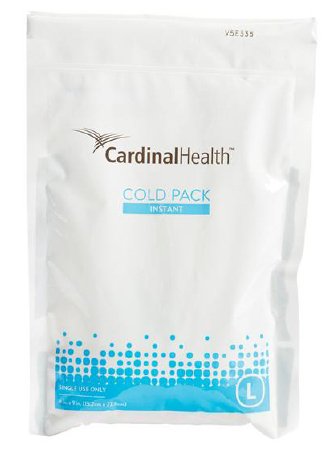 Cardinal Instant Cold Pack Cardinal Health™ General Purpose Large 6 X 9 Inch Plastic / Ammonium Nitrate / Water Disposable