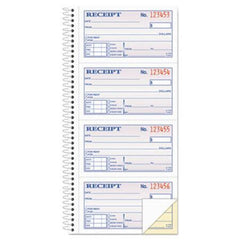 Adams® Two-Part Rent Receipt Book, 2.75 x 4.75, Carbonless, 200 Forms