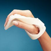 Patterson Medical Supply Palm Protector Rolyan® Economical Foam / Simulated Sheepskin Right Hand Cream / White One Size Fits Most