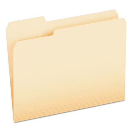 Pendaflex® CutLess File Folders, 1/3-Cut Tabs, Letter Size, Manila, 100/Box