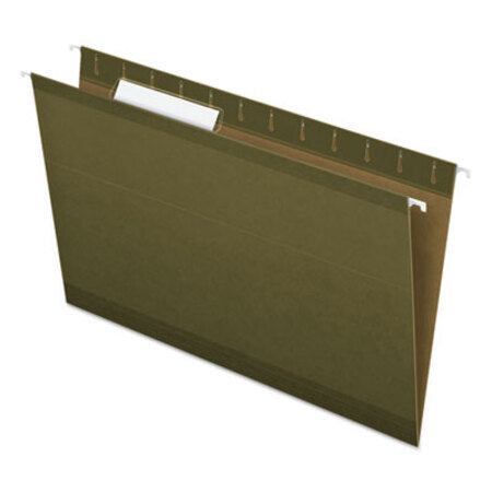 Pendaflex® Reinforced Hanging File Folders, Legal Size, 1/3-Cut Tab, Standard Green, 25/Box