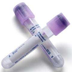 Becton Dickinson BD Vacutainer® Venous Blood Collection Tube Whole Blood Tube K2 EDTA Additive 13 X 100 mm 6 mL Lavender BD Hemogard™ Closure Plastic Tube