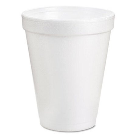 Dart® Foam Drink Cups, 6oz, White, 25/Bag, 40 Bags/Carton