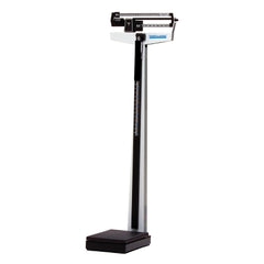 Health O Meter Column Scale with Height Rod Health O Meter® Balance Beam Display 400 lbs. Capacity Black / White Analog