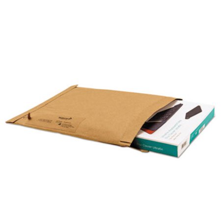 Sealed Air Jiffy Padded Mailer, #0, Paper Lining, Fold Flap Closure, 6 x 10, Natural Kraft, 250/Carton