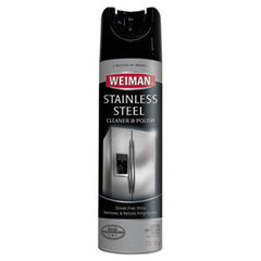 Weiman® Stainless Steel Cleaner and Polish, 17 oz Aerosol, 6/Carton