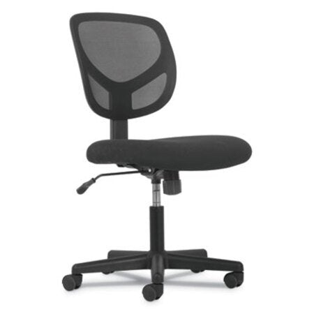 Sadie™ 1-Oh-One Mid-Back Task Chairs, Supports up to 250 lbs., Black Seat/Black Back, Black Base
