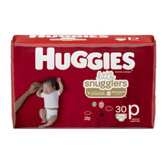 Kimberly Clark Unisex Baby Diaper Huggies® Little Snugglers Preemie Disposable Heavy Absorbency - M-321308-1563 - Case of 180