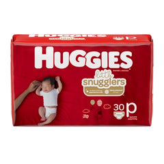 Kimberly Clark Unisex Baby Diaper Huggies® Little Snugglers Preemie Disposable Heavy Absorbency - M-321308-1471 - Each
