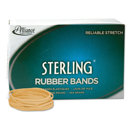 Alliance® Sterling Rubber Bands, Size 33, 0.03" Gauge, Crepe, 1 lb Box, 850/Box
