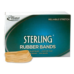 Alliance® Sterling Rubber Bands, Size 64, 0.03" Gauge, Crepe, 1 lb Box, 425/Box