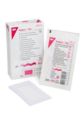 3M Adhesive Dressing 3M™ Medipore™ 3-1/2 X 6 Inch Soft Cloth Rectangle White Sterile