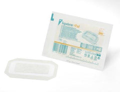 3M Transparent Film Dressing with Pad 3M™ Tegaderm™ Rectangle 3-1/2 X 6 Inch Frame Style Delivery Without Label Sterile