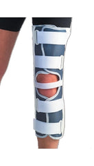 Zimmer Knee Immobilizer Large Hook and Loop Strap Closure 22 to 24 Inch Circumference 19 Inch Length Left or Right Knee