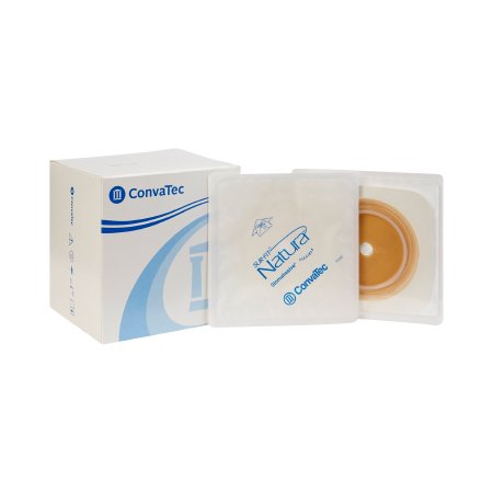 Convatec Ostomy Barrier Sur-Fit Natura® Trim to Fit, Standard Wear Stomahesive®Tape 70 mm Flange Sur-Fit Natura® System Hydrocolloid 1-7/8 to 2-1/2 Inch Opening 5 X 5 Inch