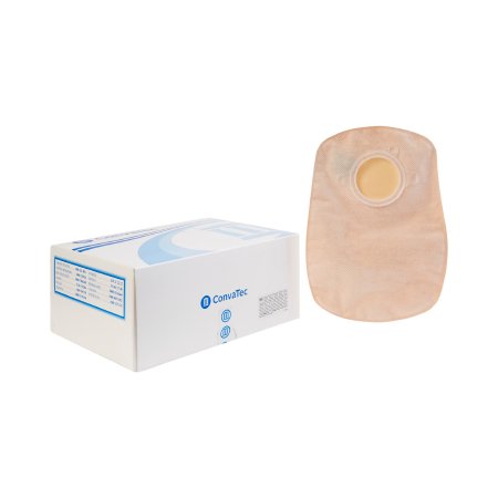 Convatec Filtered Colostomy Pouch Sur-Fit Natura® Two-Piece System 8 Inch Length Closed End