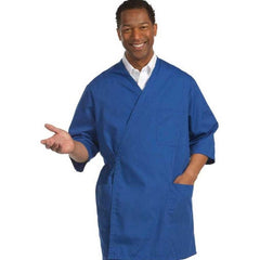 Fashion Seal Uniforms Wrap Jacket Royal Blue Small Hip Length Reusable - M-1050473-3451 - Each