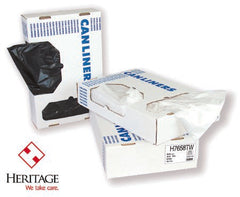 RJ Schinner Co Trash Bag Heritage 20 to 30 gal. Clear LLDPE 0.90 Mil. 30 X 36 Inch Flat Pack - M-325737-2201 - Case of 200