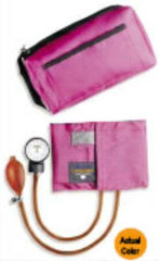 Mabis Healthcare Aneroid Sphygmomanometer with Cuff Match Mates™ 2-Tube Pocket Size Hand Held Adult Medium Cuff