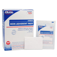 Dukal Non-Adherent Dressing Dukal™ Rayon / Polyester 2 X 3 Inch Sterile