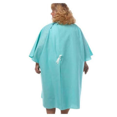 Fashion Seal Uniforms Patient Exam Gown Up to 3X-Large Aqua Reusable - M-893871-1820 - Each