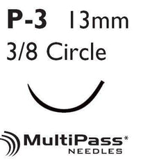 J & J Healthcare Systems Suture with Needle Prolene™ Nonabsorbable Uncoated Blue Suture Monofilament Polypropylene Suture Size 4 - 0 18 Inch Suture 1-Needle 13 mm Length 3/8 Circle Precision Point - Reverse Cutting Needle