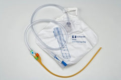 Cardinal Indwelling Catheter Tray Kenguard™ Foley 16 Fr. 5 cc Balloon Latex