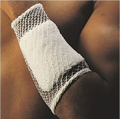 DeRoyal Elastic Net Retainer Dressing Stretch Net™ Tubular Elastic 25 Yard Size 4 White Elbow / Knee NonSterile