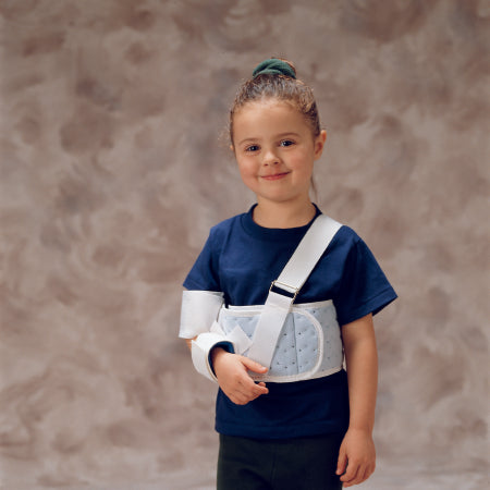 DeRoyal Shoulder Immobilizer DeRoyal® Child Foam Contact Closure Sling Left or Right Arm