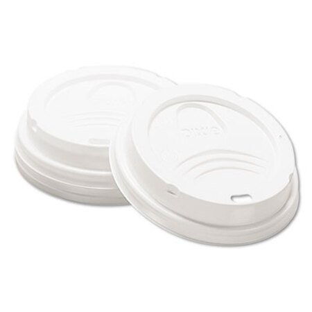 Dixie® Drink-Thru Lid, Fits 8oz Hot Drink Cups, White, 1000/Carton