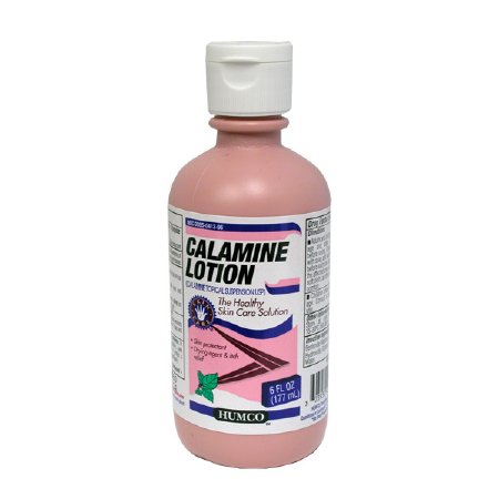 Humco Itch Relief Calamine Topical 8% Strength Lotion 6 oz. Bottle