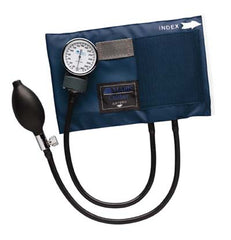 Mabis Healthcare Aneroid Sphygmomanometer with Cuff Mabis® Caliber™ 2-Tube Pocket Size Hand Held Adult Medium Cuff