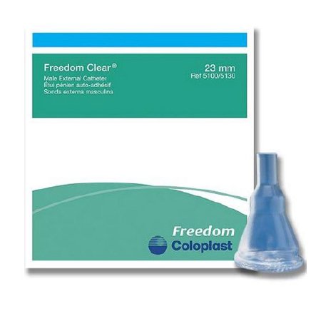 Coloplast Male External Catheter Freedom Cath® Self-Adhesive Seal Silicone Small