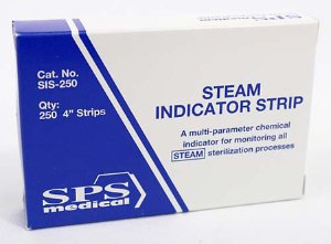 SPS Medical Supply SPSmedical Sterilization Chemical Indicator Strip Steam 4 Inch