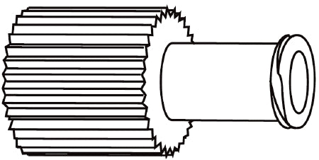 B. Braun Luer Cap Plastic Male and Female Adapters Blue Sterile