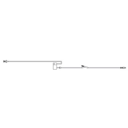 Becton Dickinson Half Set MedSystem III 20 Drops / mL Drip Rate 86 Inch Tubing 1 Port - M-335957-3147 - Case of 50